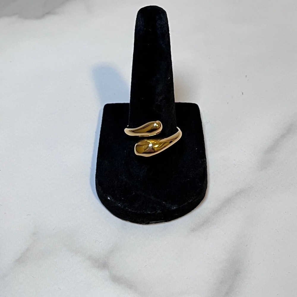 Wrap Style Gold Boho Adjustable Gold Plated Ring - Picture 3 of 5